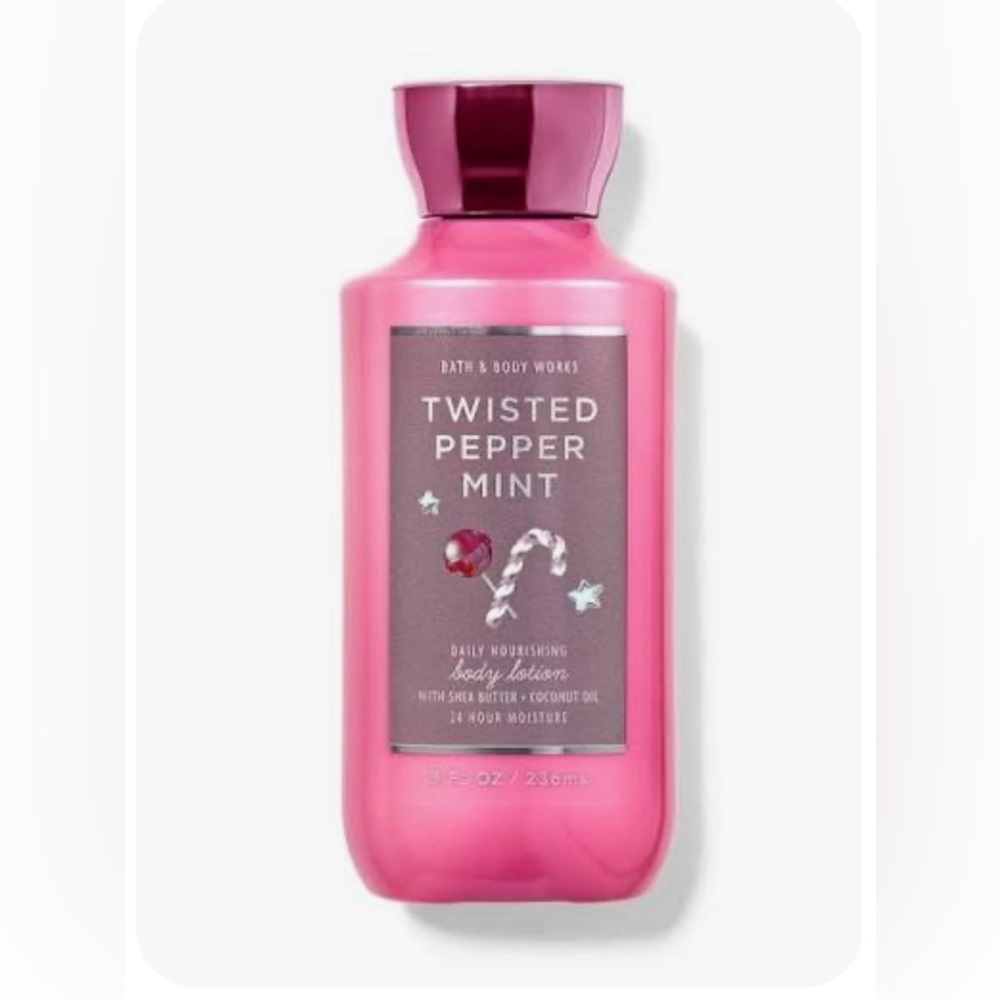 New B&BW Twisted Peppermint Body Lotion